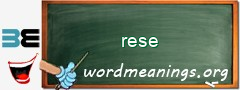 WordMeaning blackboard for rese
